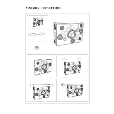 Konsola GLAM REDY 114x41,5x80 cm